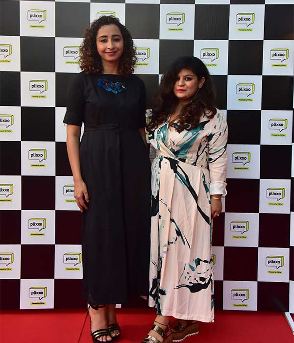 Priyanka Gill with Palki Malhotra at the Plixxo launch event