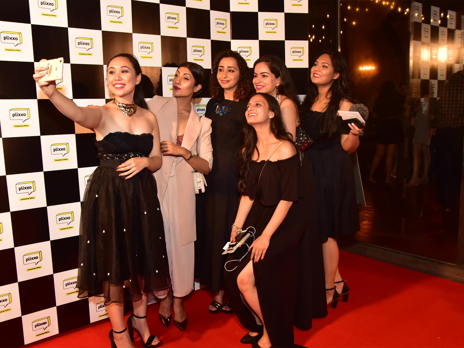 Team POPxo with Priyanka Gill at the Plixxo launch event in Delhi