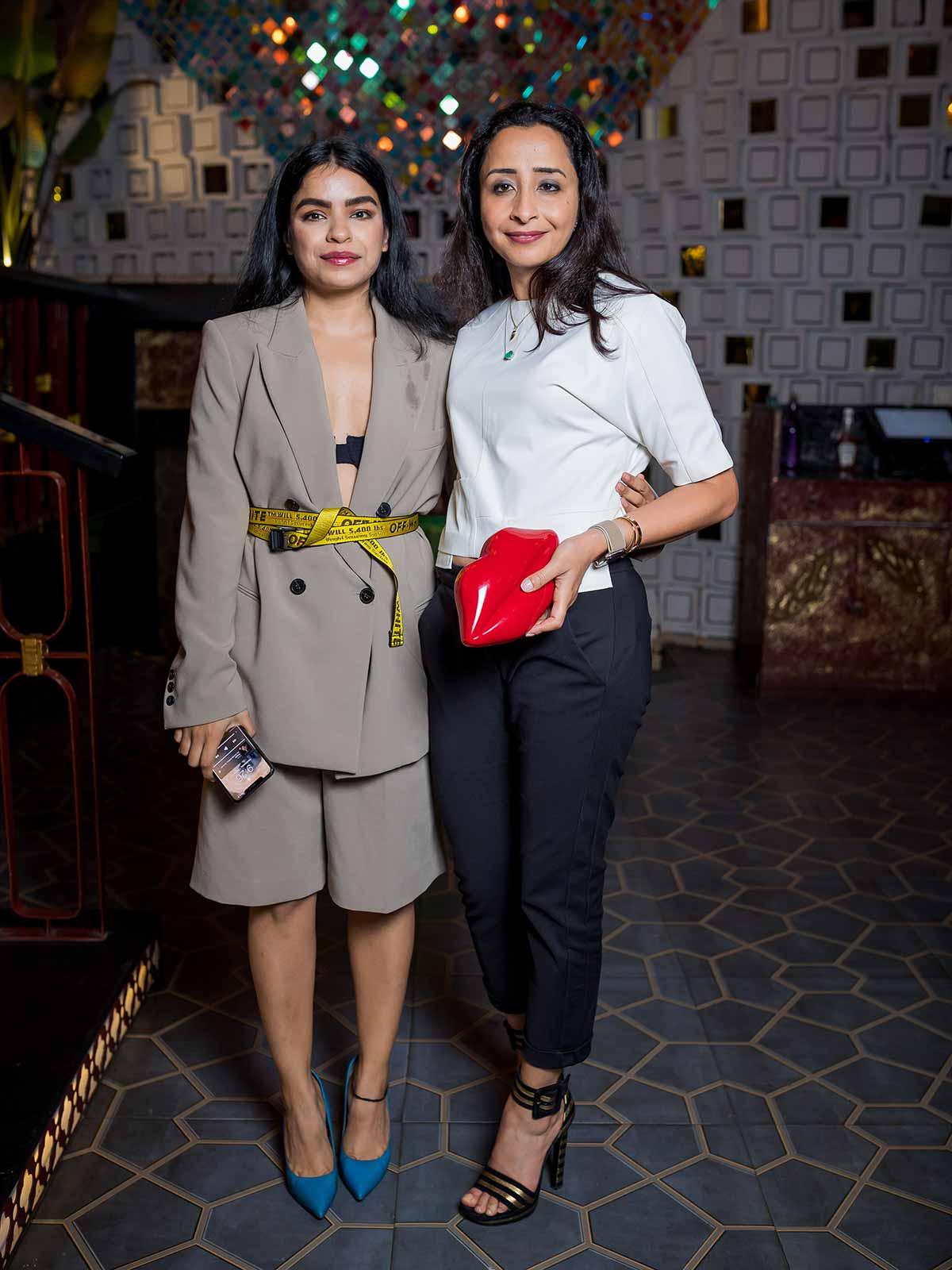 Rukmini Kapoor with Priyanka Gill at the #POPxoWaliParty